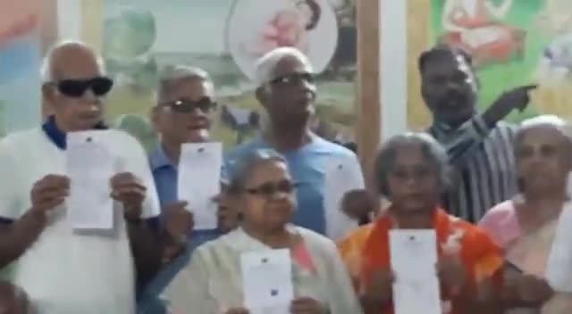 Old age home pledges (video)
